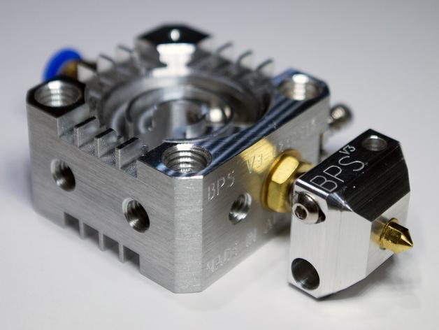 擠出機(jī)V3前山適配器3D打印模型