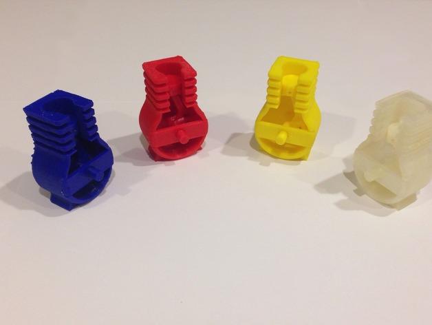 單缸引擎模型3D打印模型