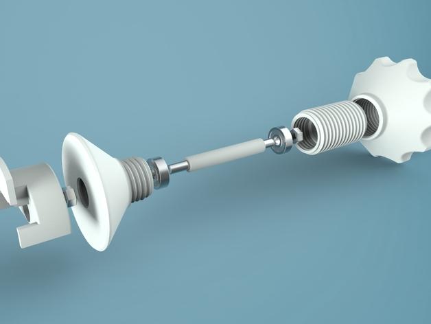 低摩擦閥芯支架3D打印模型