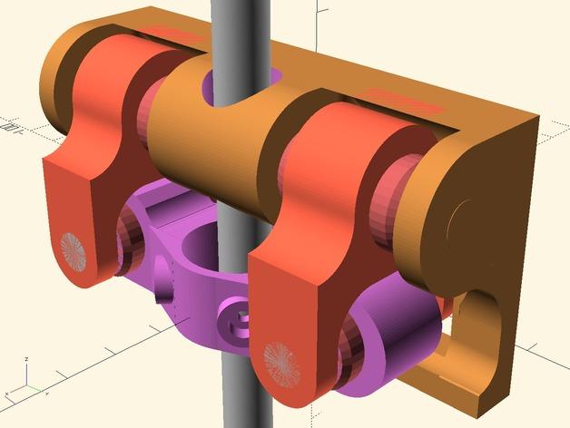 校正線性軸承3D打印模型