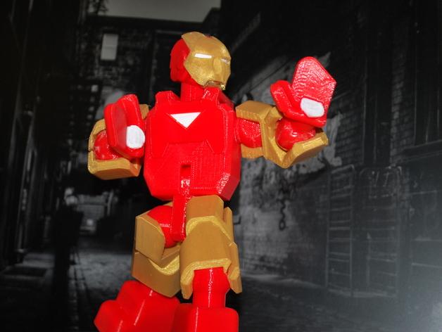 漫威鋼鐵俠3D打印模型