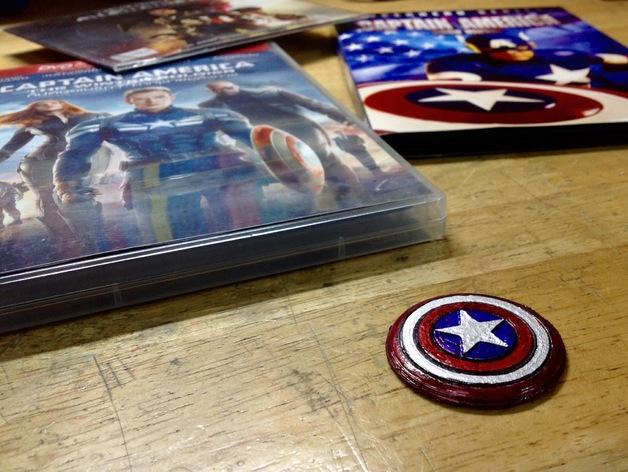 漫威美國(guó)隊(duì)長(zhǎng)盾牌3D打印模型