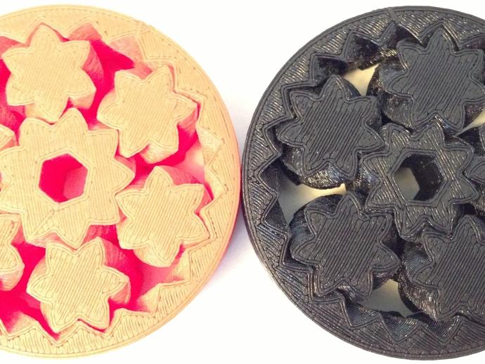 齒輪軸承3D打印模型