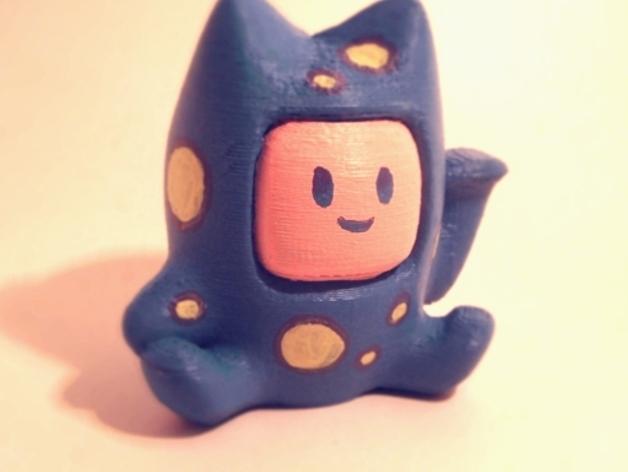 好運貓3D打印模型