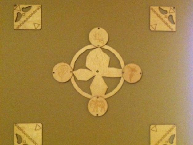 墻上的藝術(shù)3D打印模型