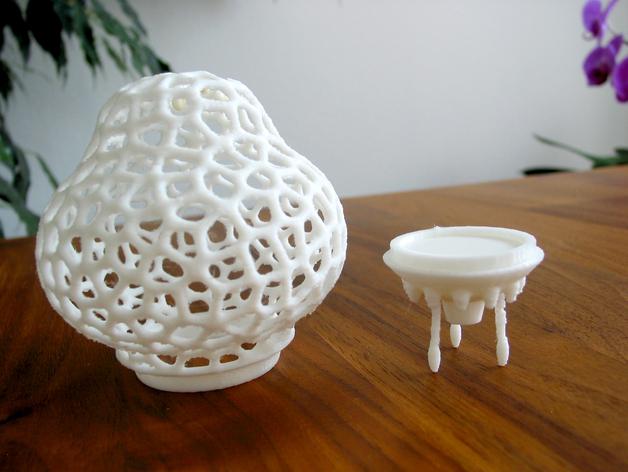 植物空間的火箭3D打印模型