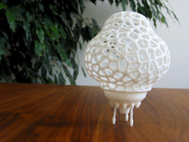 植物空間的火箭3D打印模型