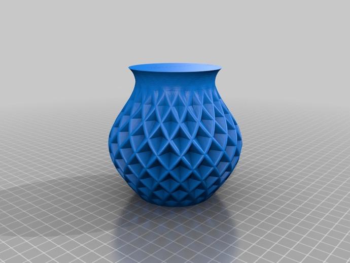 雙絞線花瓶3D打印模型