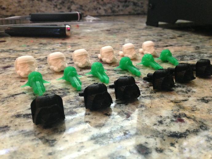 星球大戰(zhàn)袖扣3D打印模型