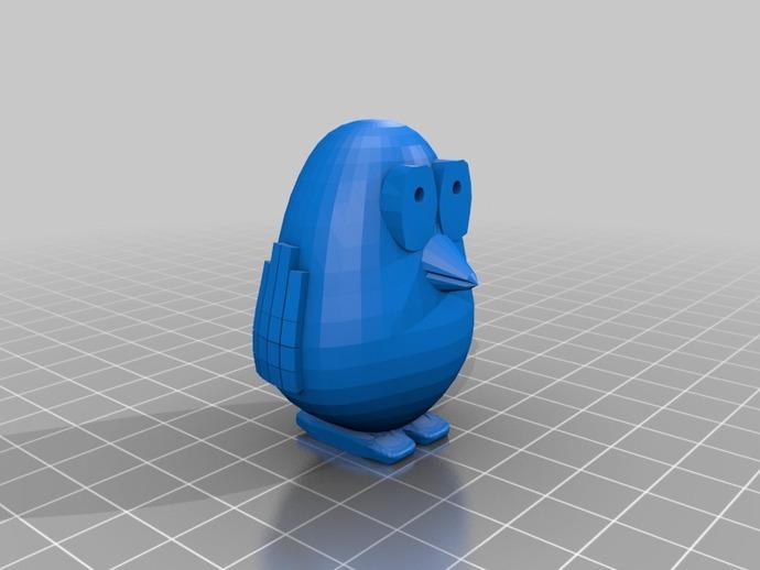 企鵝3D打印模型