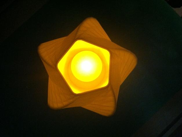 扭曲的燈3D打印模型