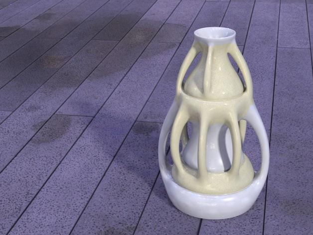 級聯(lián)花瓶3D打印模型