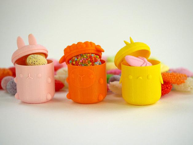 蛋殼收納盒3D打印模型