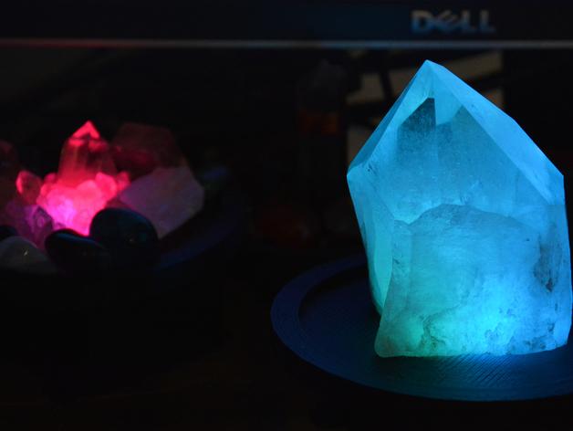 電子水晶3D打印模型