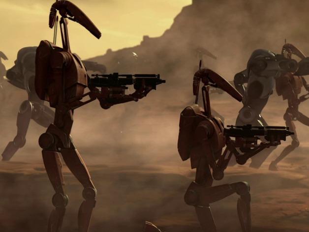 戰(zhàn)斗機(jī)器人3D打印模型