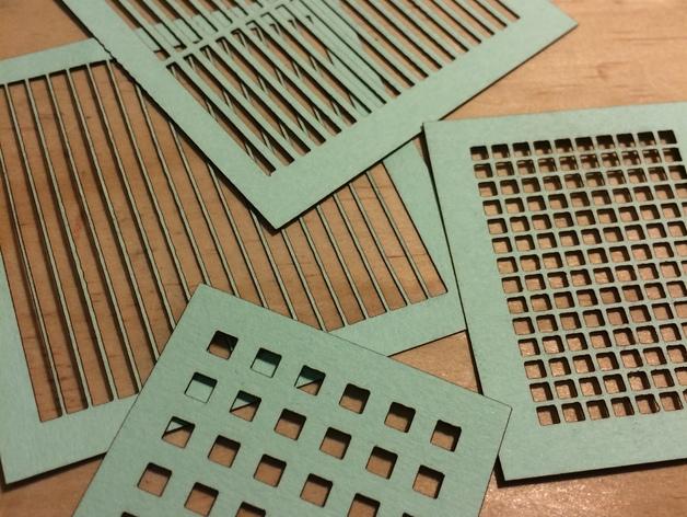 發(fā)電機參數(shù)網(wǎng)格和板條3D打印模型