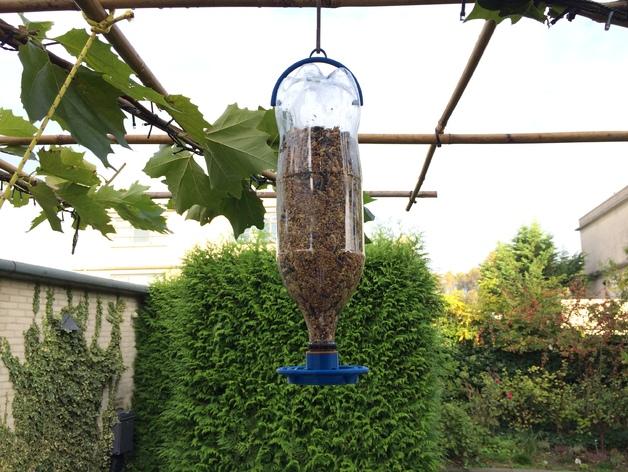 鳥食投喂器3D打印模型