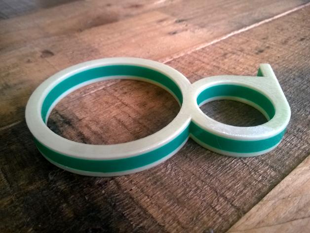 雙音口哨3D打印模型