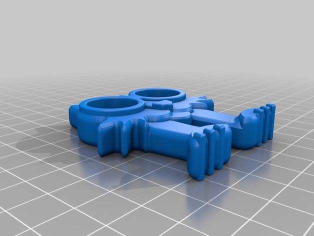 胖貓耳機纏繞器3D打印模型