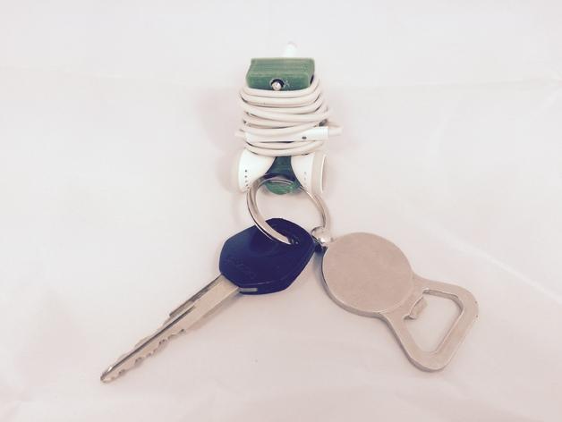 耳機(jī)鑰匙扣3D打印模型