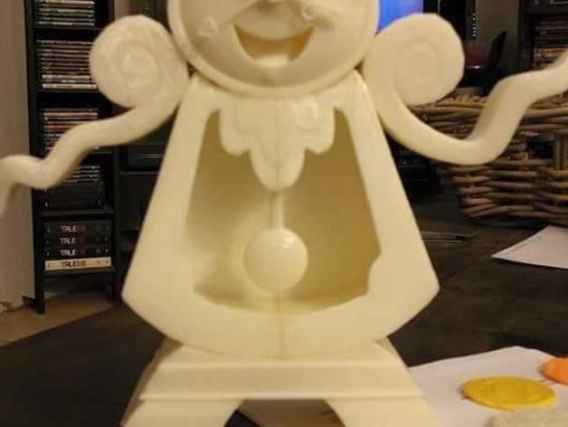 美女與野獸鐘3D打印模型