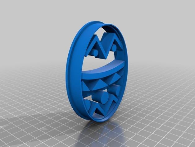 復(fù)活節(jié)彩蛋餅干模具3D打印模型