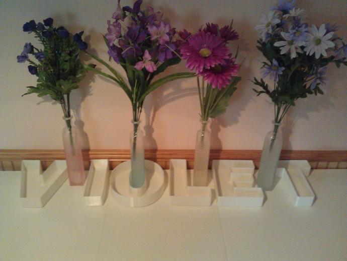 字母裝飾3D打印模型