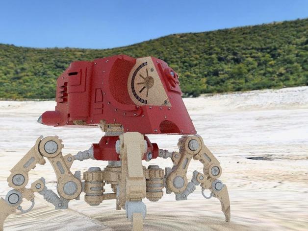 機器裝甲3D打印模型