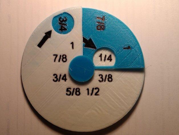 分?jǐn)?shù)教學(xué)器3D打印模型