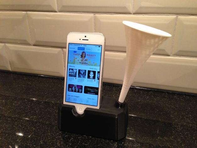 手機支架擴音一體機3D打印模型