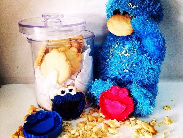 怪物餅干模具3D打印模型