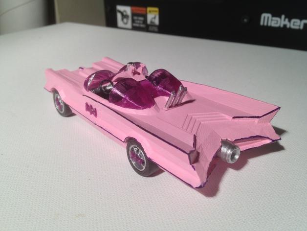 經(jīng)典蝙蝠車3D打印模型