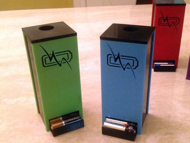 電池收納器3D打印模型