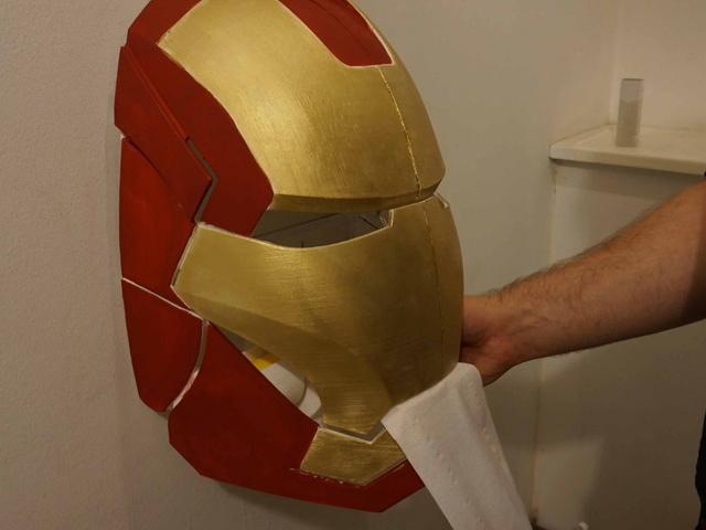 鋼鐵俠卷紙架 紙巾架3D打印模型