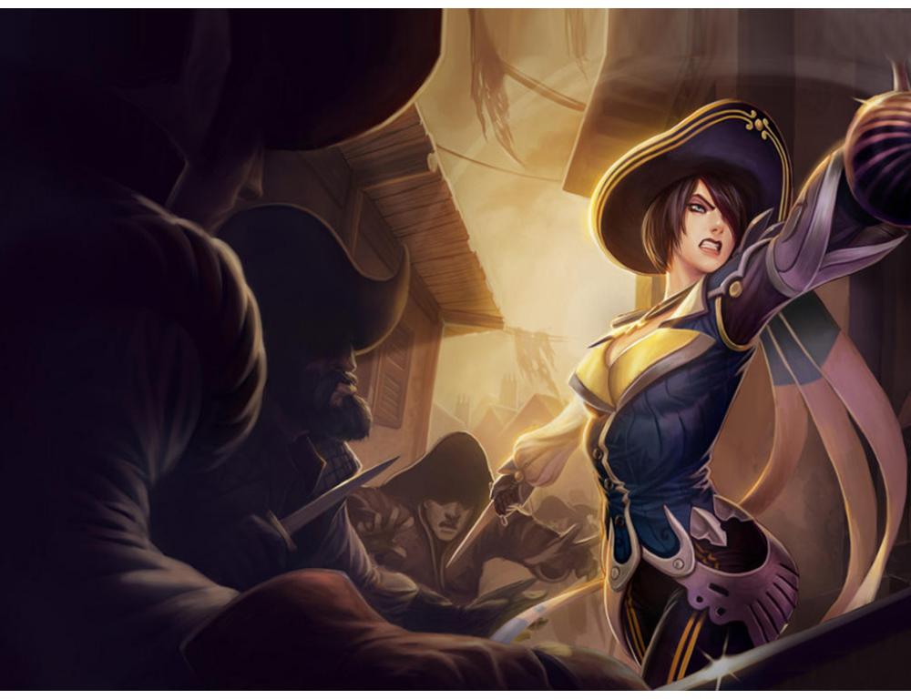 英雄聯(lián)盟LOL無(wú)雙劍姬菲奧娜3D打印模型