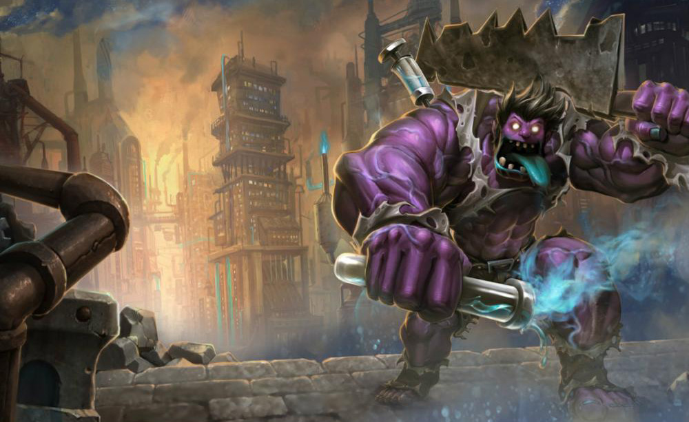 英雄聯(lián)盟LOL祖安狂人蒙多3D打印模型