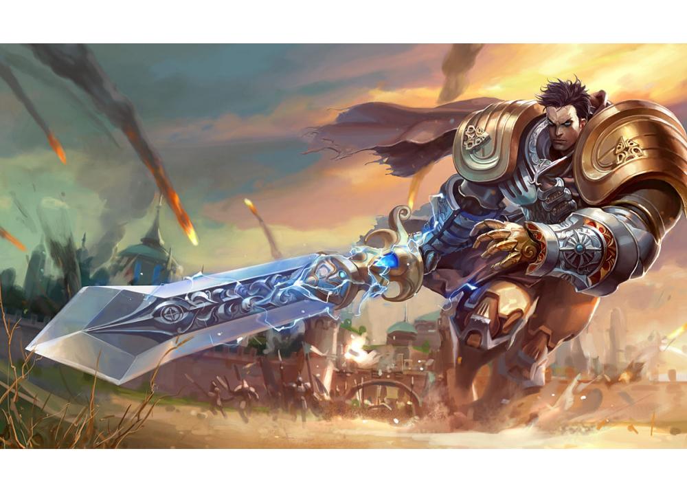 英雄聯(lián)盟LOL 德瑪西亞之力-蓋倫3D打印模型