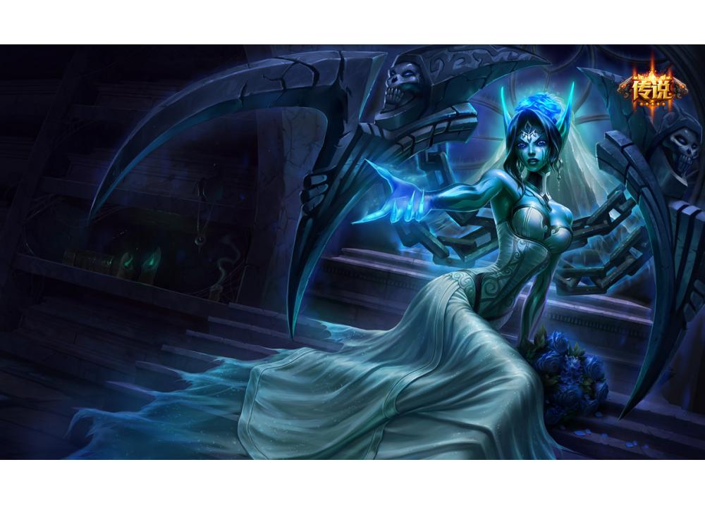 英雄聯(lián)盟LOL 墮落天使-莫甘娜3D打印模型