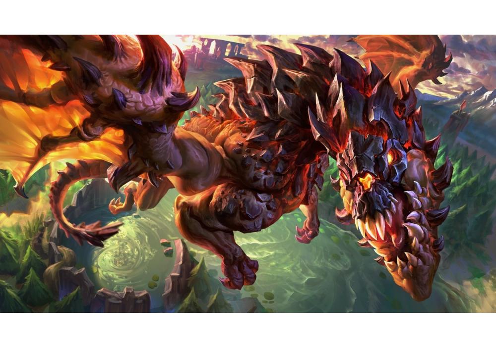 英雄聯(lián)盟LOL 舊大龍3D打印模型