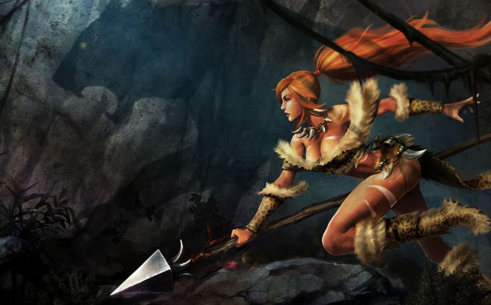 英雄聯(lián)盟LOL 狂野女獵手-奈德麗3D打印模型