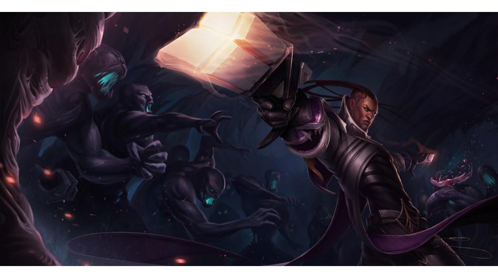 英雄聯(lián)盟LOL 盧錫安3D打印模型