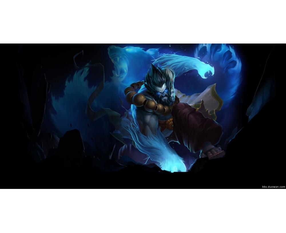 英雄聯(lián)盟LOL 獸靈行者烏迪爾3D打印模型