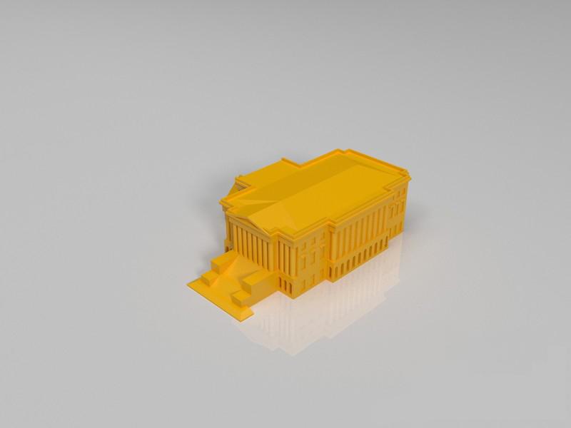 白宮 國會大廈模型3D打印模型