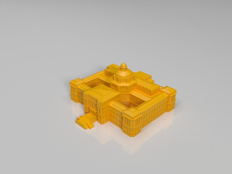 白宮 國會大廈模型3D打印模型