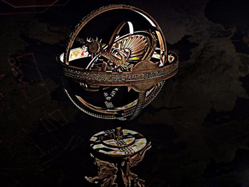 冰與火之歌 權(quán)利的游戲 地球儀3D打印模型