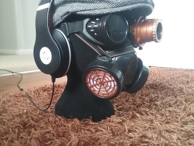 蒸汽朋克眼鏡3D打印模型