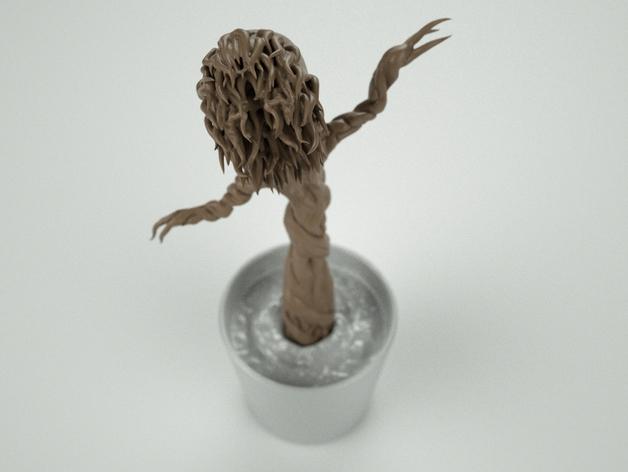 翩翩起舞的格魯特3D打印模型