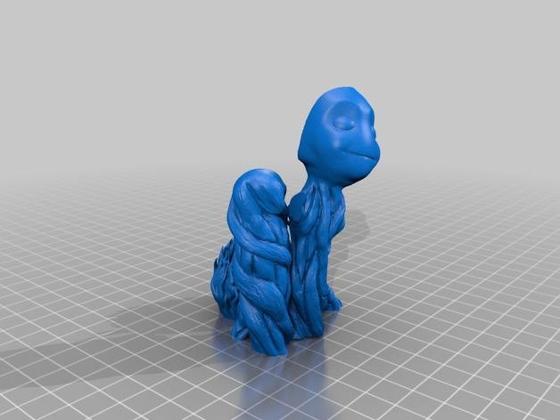 翩翩起舞的格魯特3D打印模型