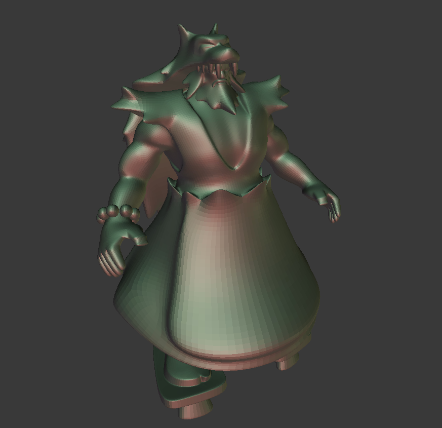 英雄聯(lián)盟LOL模型 獸靈行者烏迪爾3D打印模型