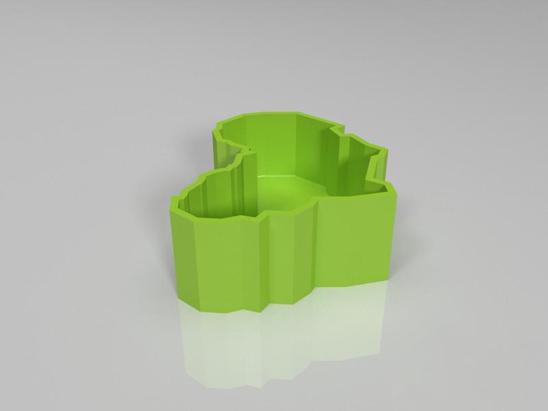 非洲板塊模型3D打印模型